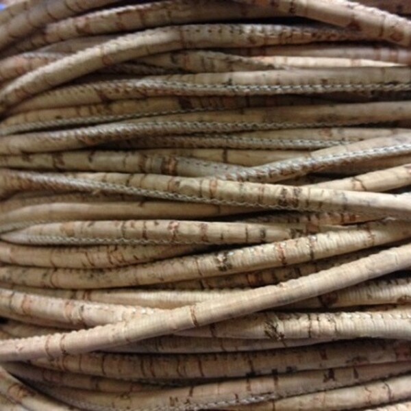 Round cork string